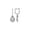 Sterling Silver, variant on Fine Jewelry Sterling Silver Round-shape Lab Grown Diamond Micro-Setting Cluster Dangle Earrings (2/5 cttw, D-F Color, VS1 Clarity)
