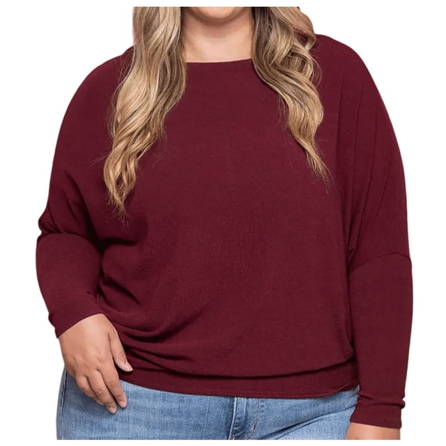 WEAIXIMIUNG Chemises à Boutons pour Femmes Manches Longues Chandail Décontracté pour Femmes Chandails Manches Longues Imprimé Tricoté Col Rond Hauts