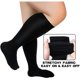 thumbnail image 2 of Calcetines de compresión anchos para mujeres y hombres, con soporte para la circulación, talla grande, hasta la rodilla, 2 of 6