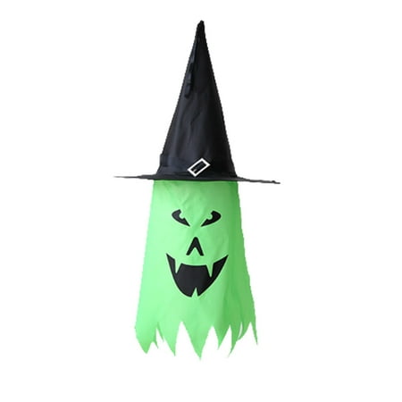 

BOSTEY LED Lamp Alloween Hat LED Lamp Halloween Witch Hat Hanging Light 6 LED