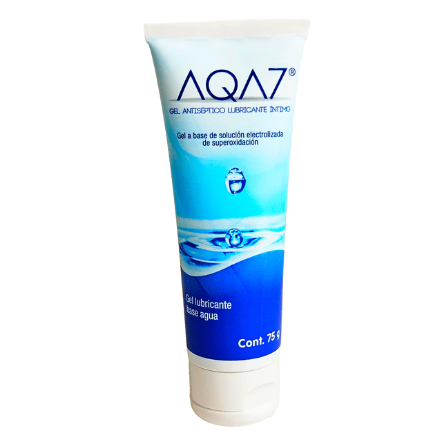 Gel Lubricante Antiseptico Intimo AQA7 Base Agua 75 g