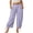#234-Purple, variant on Women's Solid Color Loose Fit Elastic Waist Beam Foot Long Pants Comfortable Casual Trousers with Convenient Side Pockets Versatile Daily Sports and Lounge Pants Gift