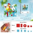 thumbnail image 2 of Parrot Bird Animal 3D Wall Art Micro Mini Building Blocks Set for Adults, Unique Home Wall Decor or Table Display, No Compatible with Lego, Ideal Birthday Christmas Toy Gift for Teens (1700 PCS), 2 of 6