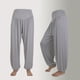 thumbnail image 1 of ICHUANYI Clearance Fashion Women's Elastic Loose Relaxed Cotton Soft Yoga Sports Dance Pants(Gray, XXL) ICHUANYI WER2023080809515, 1 of 4