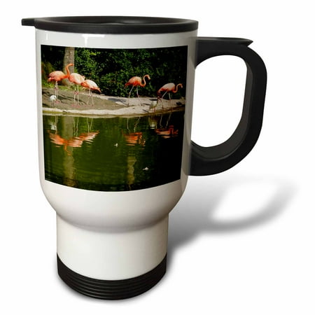 

Flamingo Pink 14oz Stainless Steel Travel Mug tm-7349-1