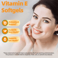 thumbnail image 4 of Vitamin E 1000IU Softgels, High Potency Natural Antioxidant for Skin, Immune & Eye Health Support, Supports Healthy Hair & Nails, 240 Count By Alliwise, 4 of 6