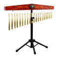 thumbnail image 1 of Campana de viento de barra, ayuda didáctica, soporte ajustable, instrumento de percusión educativo de una fila para profesionales y niños., 1 of 7