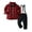 Red, variant on Vedolay Boy Casual Outfits Boys 2-Piece Kids Clothing Set - Long Sleeve Top & Pants 2-Pack Set,Red 3-4 Years