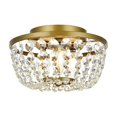 thumbnail image 1 of Lámpara de Techo Empotrada Elegant Lighting Cora 25 cm Hierro Cristal Latón, 1 of 8