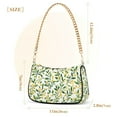 thumbnail image 3 of FORMRS Womens Shoulder Bag with Chain Strap Clutch Purse Cute Tote Handbag, Olive Leaf, 3 of 7