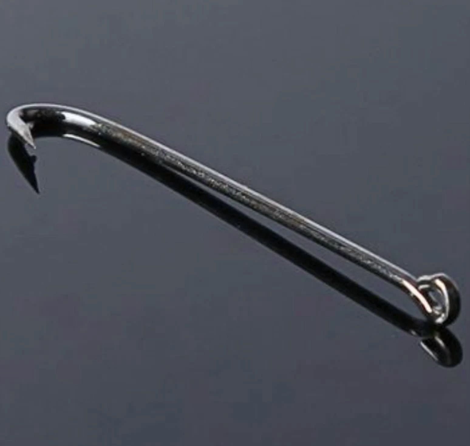 500Pcs/Set 10 Sizes 3-12# Fish Fishing Sharpened Barbed Hooks Fishhooks Set