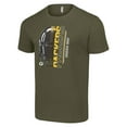 thumbnail image 2 of Men's Starter Olive Green Bay Packers Half Helmet Logo T-Shirt, 2 of 3