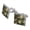 Silver, variant on Green Camouflage Square Cufflink Set - Silver or Gold