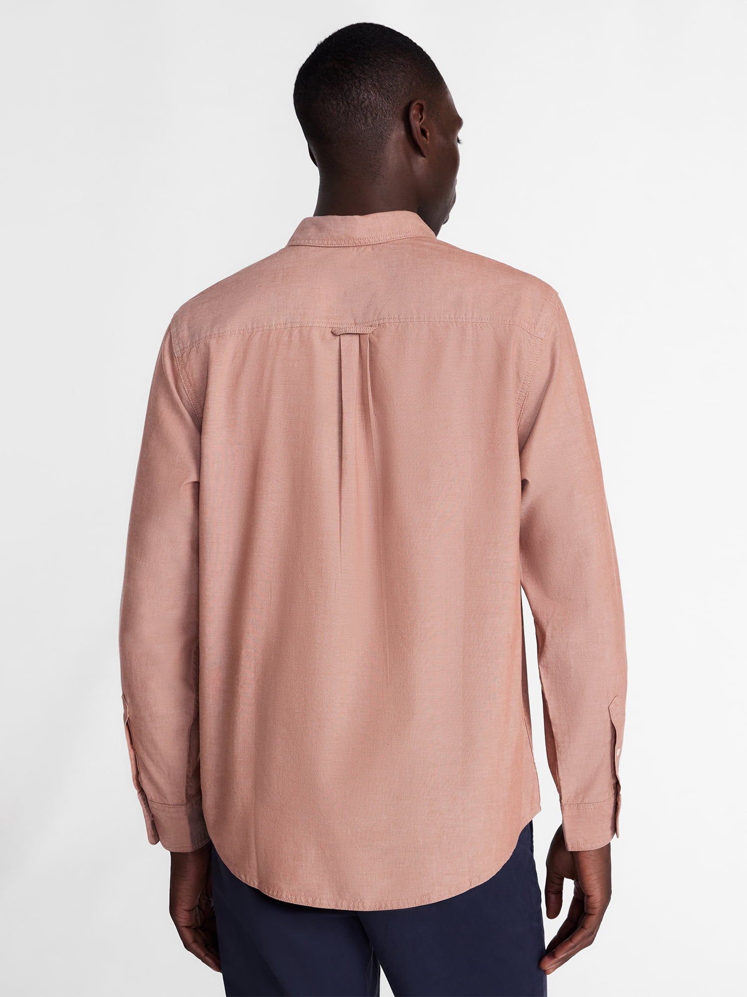George Men's Poplin Shirt with Long Sleeves, Sizes S-3XL, LT-4XLT, 2XB-6XB