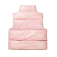 thumbnail image 5 of Esaierr Kids Baby Winter down Puffer Vest Jacket for Boys Girls,Little Big Girls Waistcoat Snow Coat Thick Warm High Neck Thermal Casual Padded Sleeveless Jacket Outerwear Jacket for 1-9Y, 5 of 7
