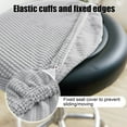 thumbnail image 4 of Plaid Round Stool Cover, Swivel Chair Cover, Beauty Salon Stool Cushion, Stretchable Protective Design, for Bar or Salon Use, Easy to Clean, Lift Chair Cover, Upholstery Protector, Chair Slipcover, 4 of 8