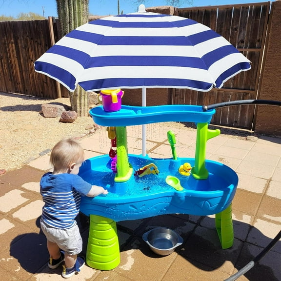 Kids Beach  with  , 47 Inch Shade for Water Table & Picnic Area