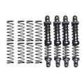 thumbnail image 2 of RC Damper Set, 90mm Accuracy Fit High Strength RC Car Shock Absorbers with 8 Spare Springs for 1/10 Scale Models Gold,Ti Color, 2 of 7