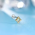thumbnail image 3 of Limerencia Titanium F136 Hypoallergenic Flat Back Stud Earrings for Cartilage/Nose/Lip Piercing for Men and Women（1Pc), 3 of 7