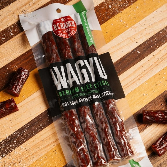R-C Ranch Wagyu Beef Sticks-Jalapeno Cheese, 4oz pack