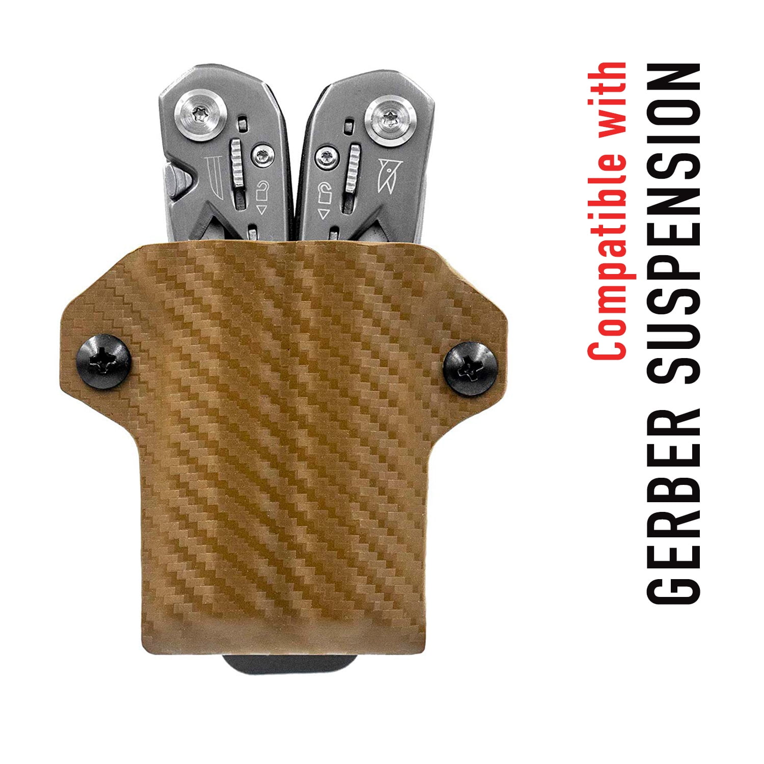 Clip & Carry StatGear Multi Tool Sheath for Gerber Suspension (Carbon