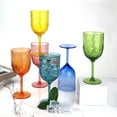 thumbnail image 6 of Yalin Set of 6 Unbreakable 15 oz Acrylic Plastic Wine and Water Tumbler Stackable Goblets (Multicolor), 6 of 7