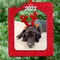 thumbnail image 6 of Expressly Yours! 2022 Picture Frame Christmas Ornament with Magnetic Glitter and Non-Glare Photo Protector, Vertical Red, 6 of 6
