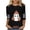 Black#16, variant on ZVAVZ Womens Halloween Tee Shirts Crew Neck Ghost Printed Top Cute Pumpkin Graphic Tees Fashion Bad Novelty Holiday T-Shirts White S