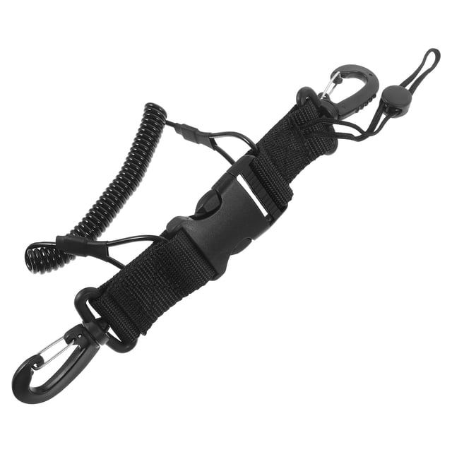 Cordón de mano, muñeca, cámara de buceo, cuerda perdida, cubierta, resorte, plástico, tela