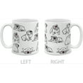 thumbnail image 5 of Animal Ceramic Mug English Bulldog Funny Playful Postures Ceramic Coffee Mug Tea Cup, Poodle Hen Shepherd Frog Shark Dog Ceramic Cup Animal Protection Gifts for Animal Lovers - 11 OZ, 5 of 7