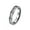 4mm Silver, variant on 4mm Tungsten Carbide Wedding Band Ring with Imitated Meteorite for Men Women Beveled Edge Silver Size 11