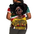 thumbnail image 2 of T-shirts Décontractés pour Femmes à Imprimé, Manches Courtes, Coupe Ample, Grande Taille, Tunique à Col Rond, 2 of 7