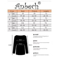 thumbnail image 4 of Anbech Women's Lace Long Sleeve Shirt Round Neck Solid Color Blouse Hem Tightened Tops, 4 of 4