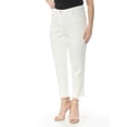 thumbnail image 3 of MAX STUDIO $68 Womens New 1162 White Frayed Skinny Jeans 32 WAIST B+B, 3 of 4