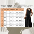 thumbnail image 5 of SHIBEVER Outfit Sets for Women 2 Piece Sets Summer Casual Sleeveless Set Outfits with Pockets Round Neck Tank Tops Matching Sets for Womens Clothes Elastic Waist Wide Leg, 5 of 8