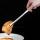 thumbnail image 2 of Pinzas para alimentos de acero inoxidable, pinzas de cocina, herramientas multifuncionales para cocinar, asar y hornear, 2 of 6