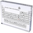 thumbnail image 1 of Tabla periódica acrílica con elementos reales, visualización de elementos químicos, tabla periódica de elementos, 1 of 2