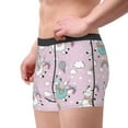 thumbnail image 4 of Bingfone Llama Unicorn And Rainbow Men'S Underwear - Casual Stretch Boxer Briefs-Medium, 4 of 9