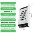 thumbnail image 2 of Regulador de voltaje DC, convertidor reductor de 12 V/24 V a 5 V, 30 A, 150 W, 2 of 7