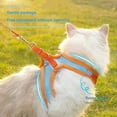 thumbnail image 4 of Stimuli Cat Harness Design for Outdoor Cats, Stimulicat Harness Adjustable Soft Mesh Vest with Reflective Safety Strips, Allowing Cats to Safe and Stress-Free (Gray, L (Recommended 18-28 catties)), 4 of 8