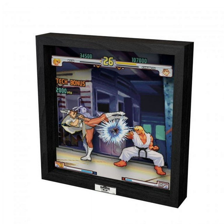 Capcom Officially Licensed Pixel Frames Street Fighter III Decor