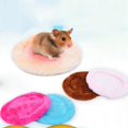 thumbnail image 3 of Tapis de Couchage Hamster Coussin Rond Chaud pour Animaux Tapis de Couchage pour l'Hiver, 3 of 10
