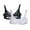 2-White, variant on Women's Lace No Underwire Bra 2 Packs Breathable Sheer Bra See Through Solid Bra with Adjustable Straps