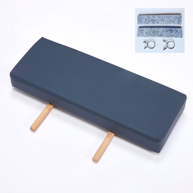 BELOVING Rallonge de Table de Massage Insert Simple Universel Housse en PU Bleu Marine