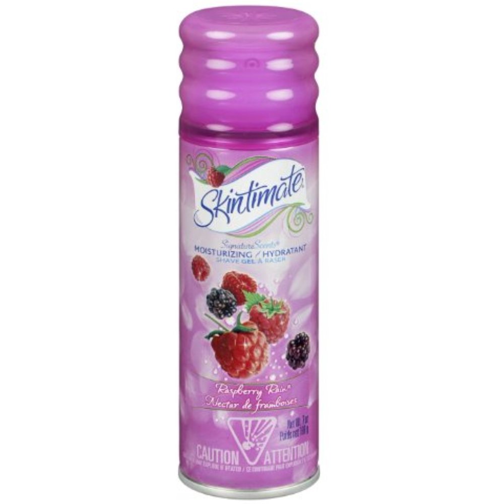 Skintimate Signature Scents Shave Gel, Raspberry Rain 7 oz (Pack of 2