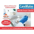 thumbnail image 2 of CareMates Nitrile Examination Medical Grade Gloves, Powder & Latex Small 50 Ct, Pack of 2, 2 of 5