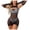 Black, variant on adviicd Womens Nightgowns Women Lingerie Lace Chemise Halter Nightwear Teddy Dress Black One Size