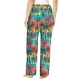 thumbnail image 3 of Haiem Hawaii Palms Women's Pajama Pants Ultra Lightweight Pjs Bottoms Sleepwear Bottom Pants With Pocket Drawstring-Medium, 3 of 9