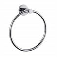 thumbnail image 2 of Lexora Home Bagno Nera Stainless Steel Towel Ring in Chrome, 2 of 2