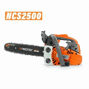 Neotec 25.4cc Gas Top Handle Chainsaw with 12'' Guide Bar and Chain 2-Stroke Engine Cut Tree Wood